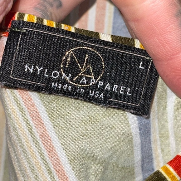 Nylon Apparel Striped Tank Top - Picture 3 of 4